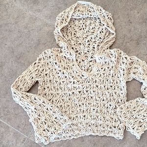 Free People Crochet Sweater